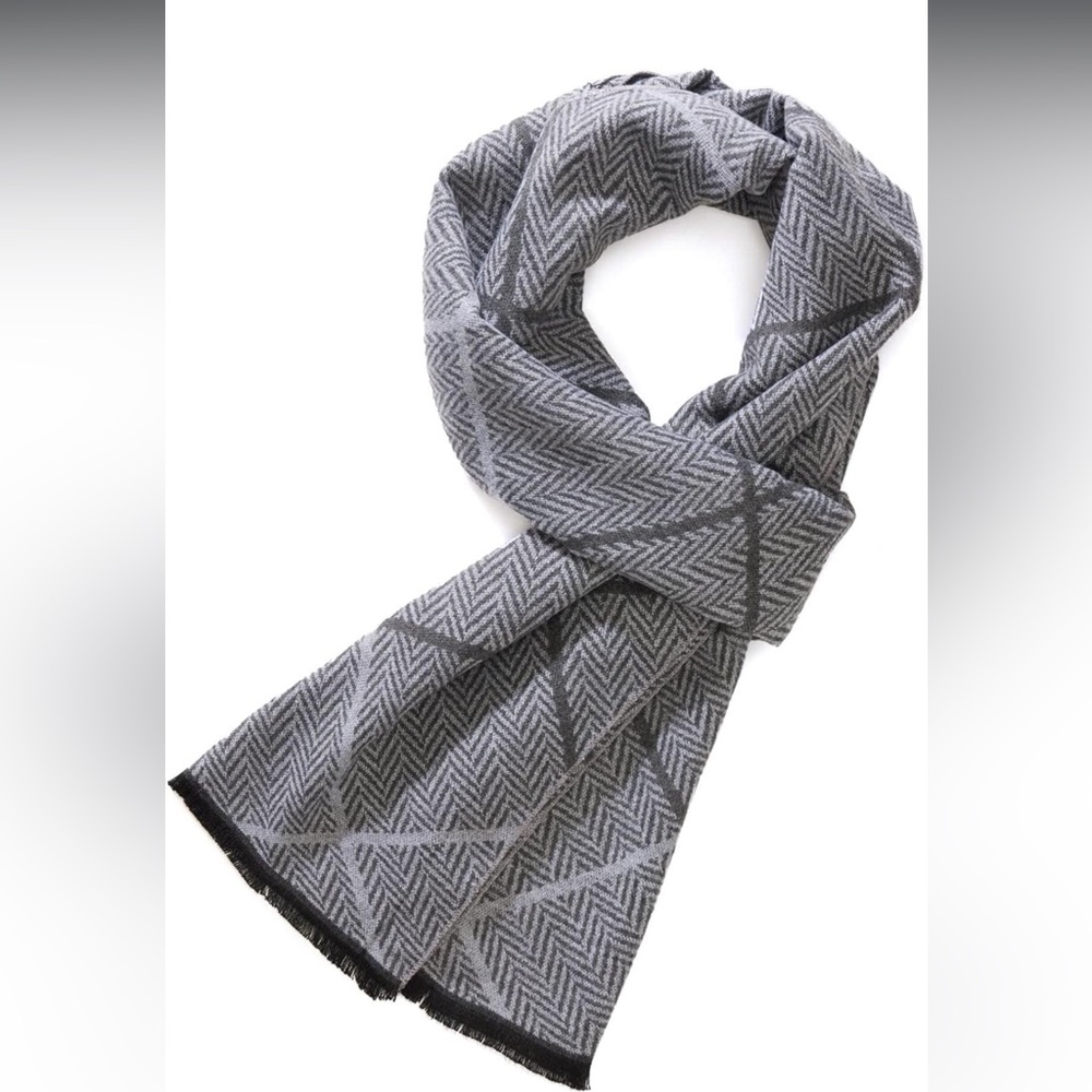 Fullron Herringbone Pattern men’s scarf